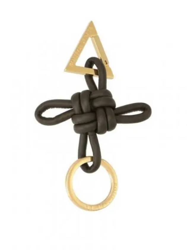Bottega veneta Triangle Nappa Key Holder Brown
