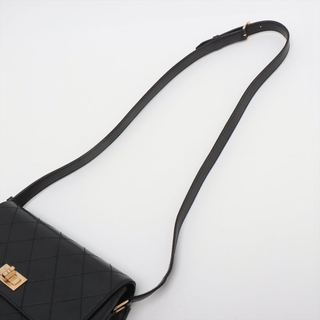 Top Quality Chanel Lambskin  Shoulder Bag 2.55 Black G  5th