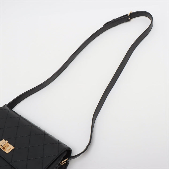 Top Quality Chanel Lambskin  Shoulder Bag 2.55 Black G  5th