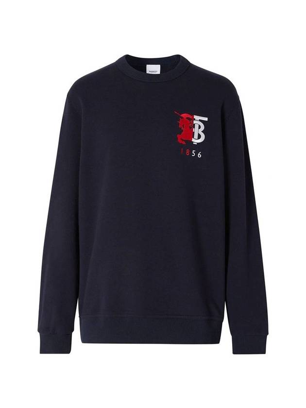 Burberry Contrast Logo Sweatshirt Black