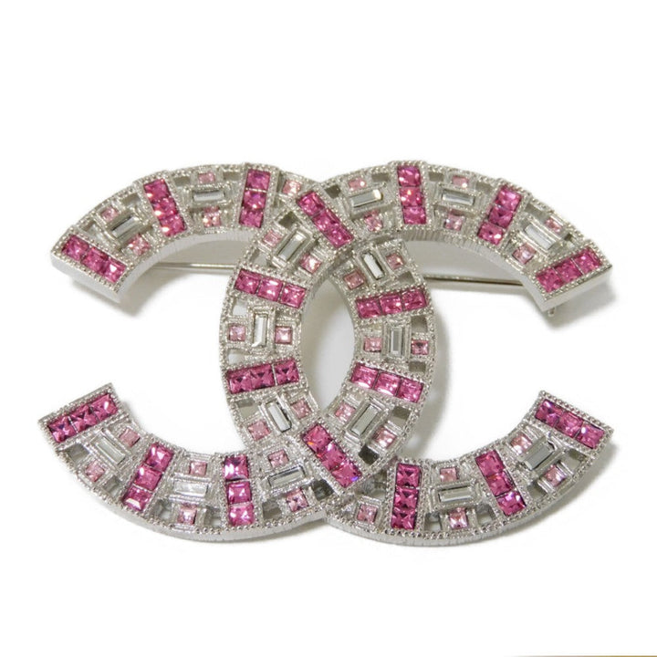 Top Quality Chanel Crystal Coco Mark Brooch