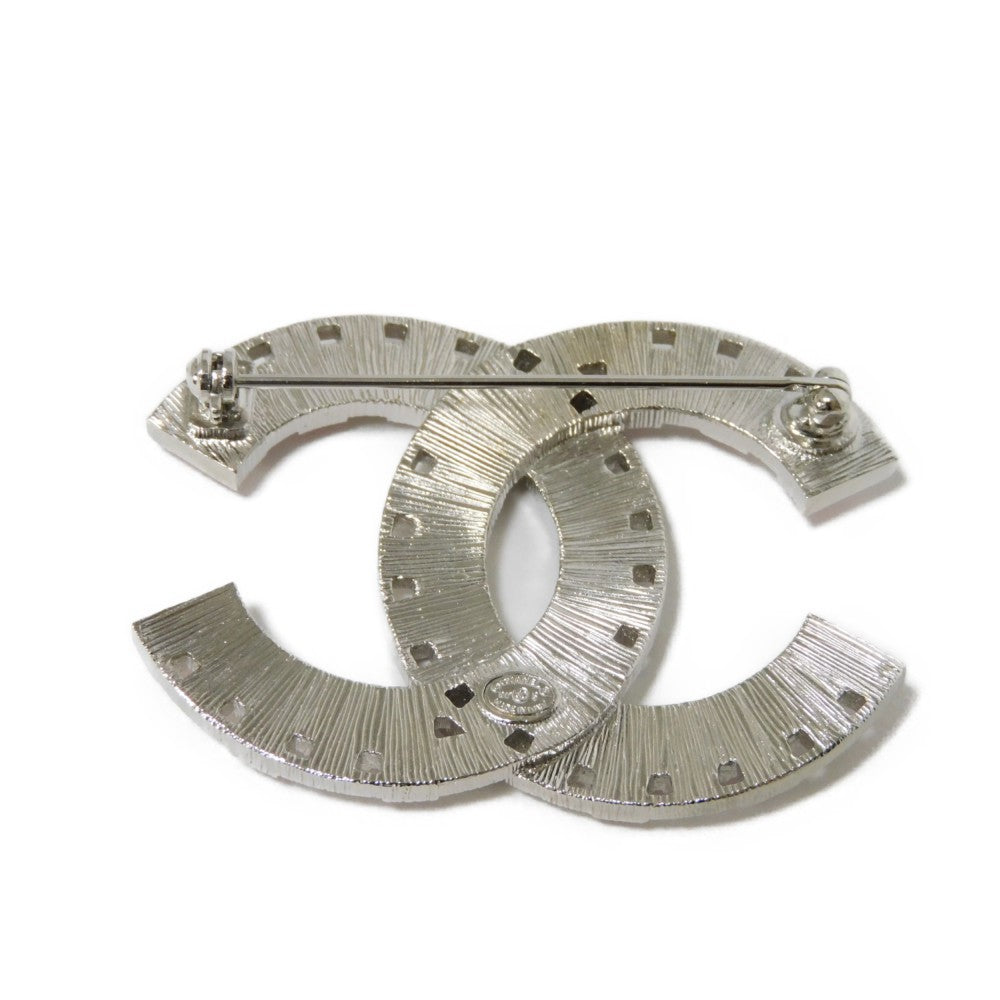 Top Quality Chanel Crystal Coco Mark Brooch
