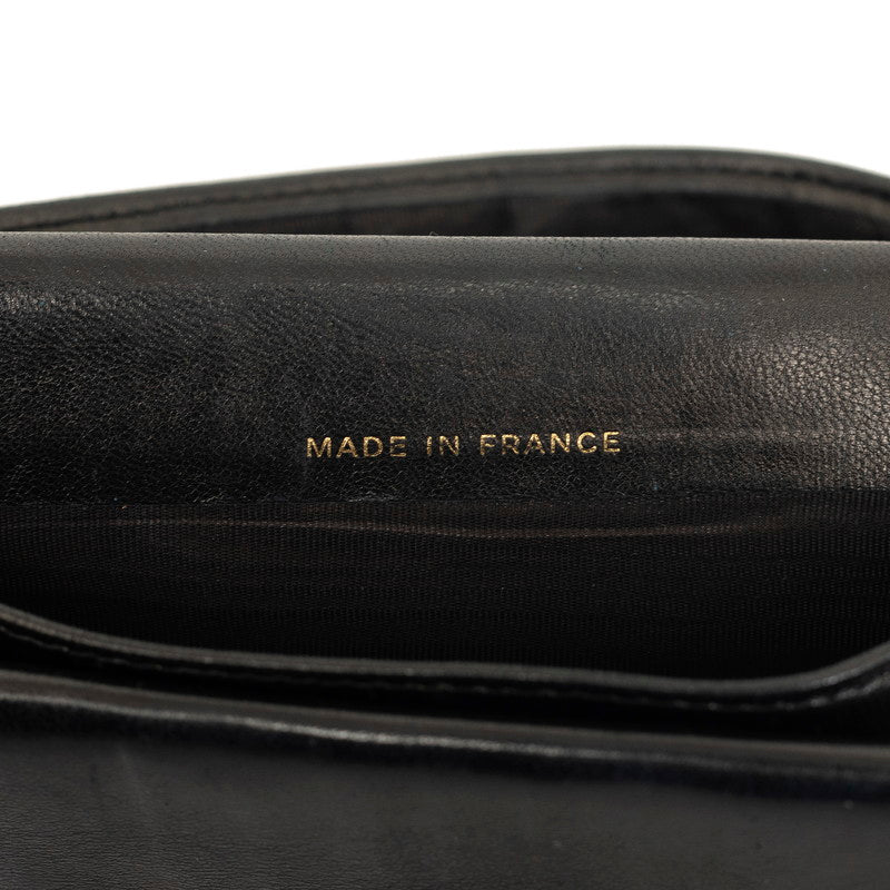 Top Quality Chanel Coco Double Fold Wallet Black Caviar S  Chanel