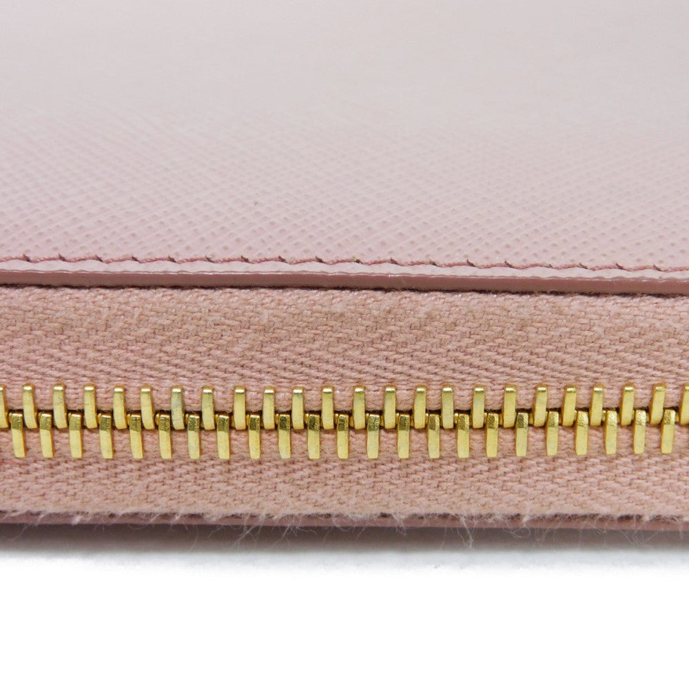 Prada Saffiano Leather Zip Wallet