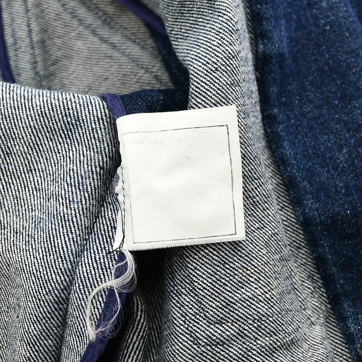 Top Quality Chanel Single Breasted Denim Jacket Indigo