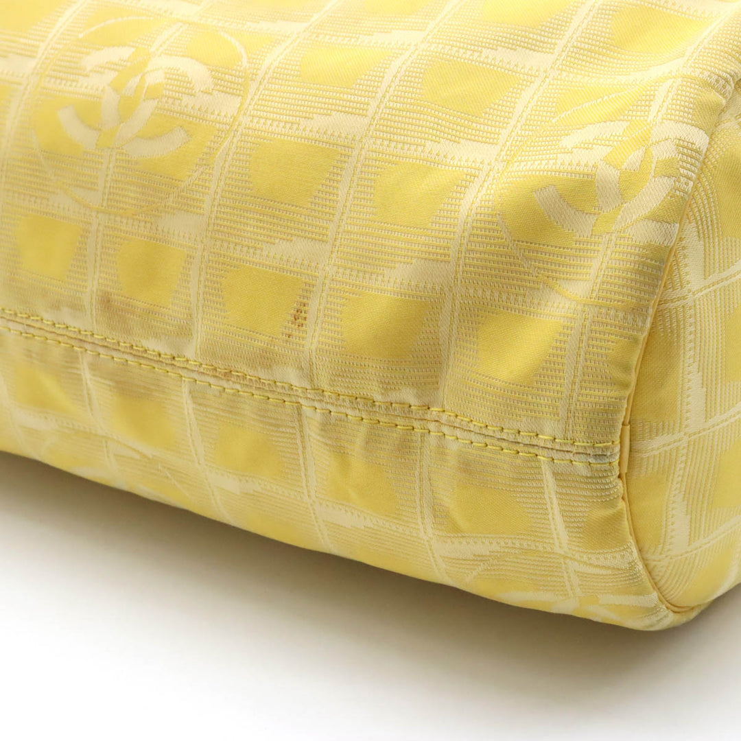 Top Quality Chanel New Loveel Line Mini Roller Bag Body Bag Nylon  Leather Yellow A17669