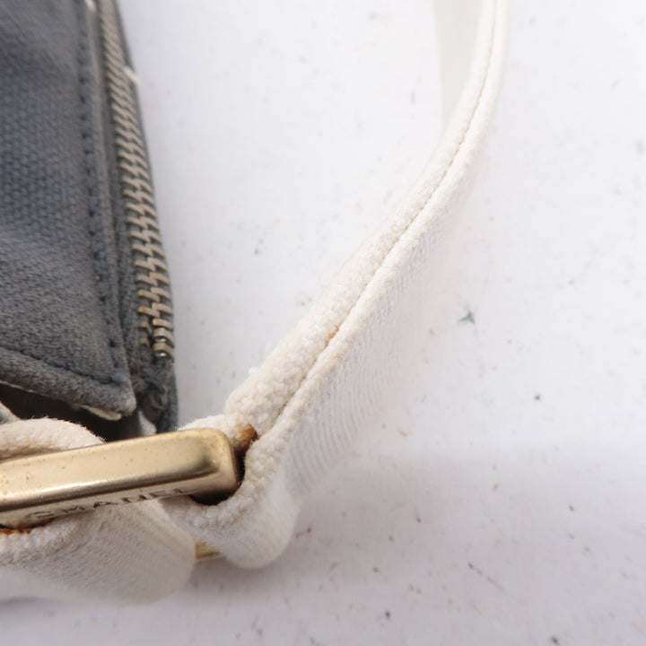 Top Quality Chanel Chocolate Bar Wild Stitch Canvas Hand Bag Gray