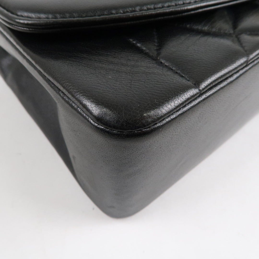 Top Quality Chanel Matelasse Lambskin Diana Chain Shoulder Bag Black A01165