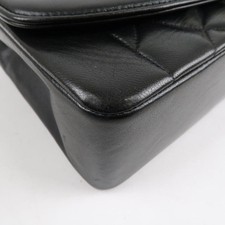 Top Quality Chanel Matelasse Lambskin Diana Chain Shoulder Bag Black A01165