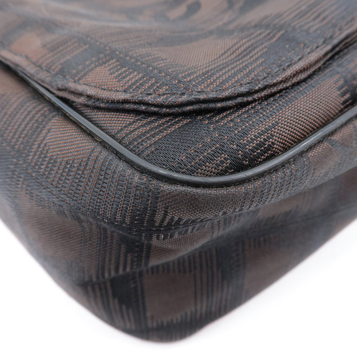 Top Quality Chanel New Travel Line Nylon Jacquard Leather Shoulder Bag A29347