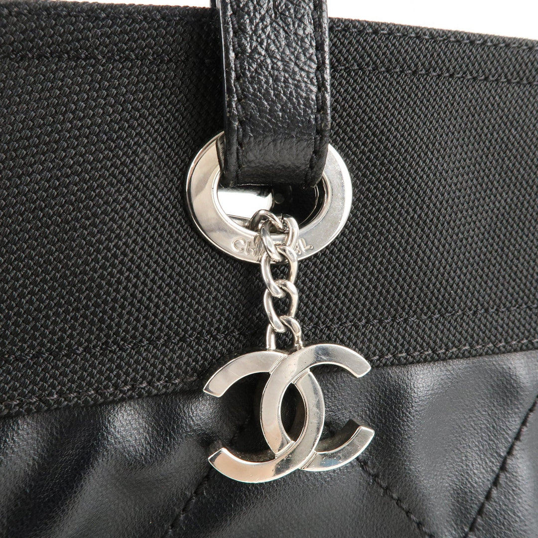 Top Quality Chanel Paris Biarritz MM Coated Canvas Leather Tote Bag A34209