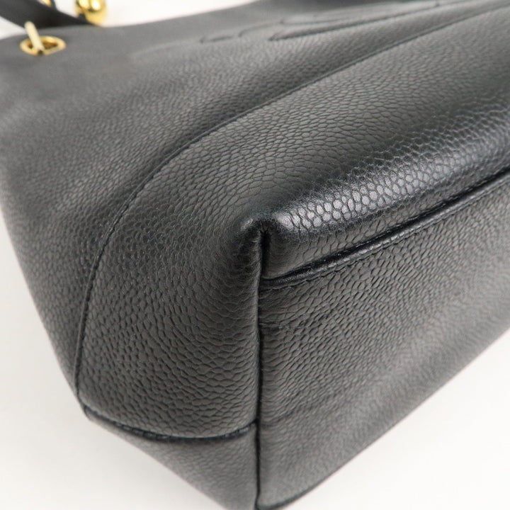 Top Quality Chanel Caviar Skin Coco Mark Chain Tote Bag Shoulder Bag