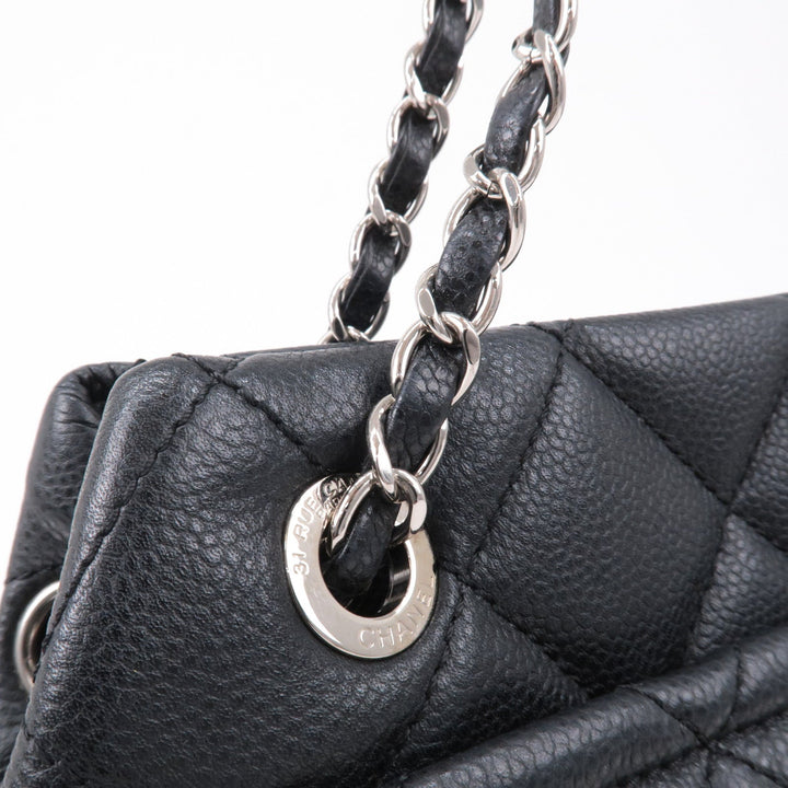 Top Quality Chanel Matelasse Caviar Skin Chain Tote Bag Shoulder Bag Black