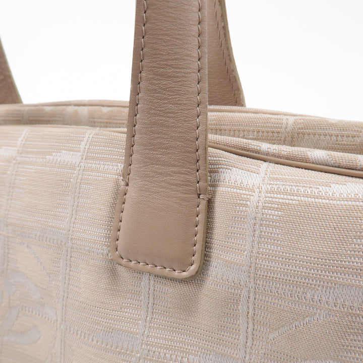 Top Quality Chanel New Travel Line Nylon Jacquard Leather Mini Bag A15828
