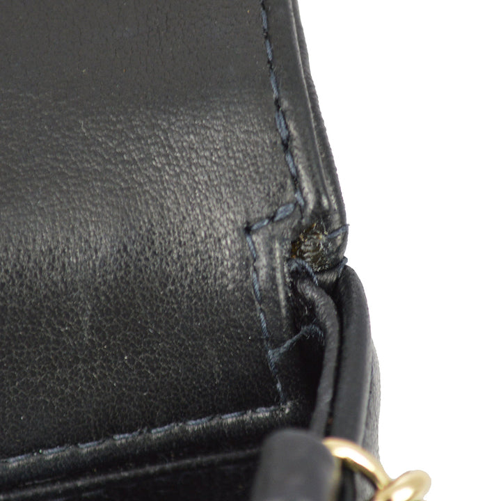 Top Quality Chanel Black Lambskin Choco Bar Shoulder Bag