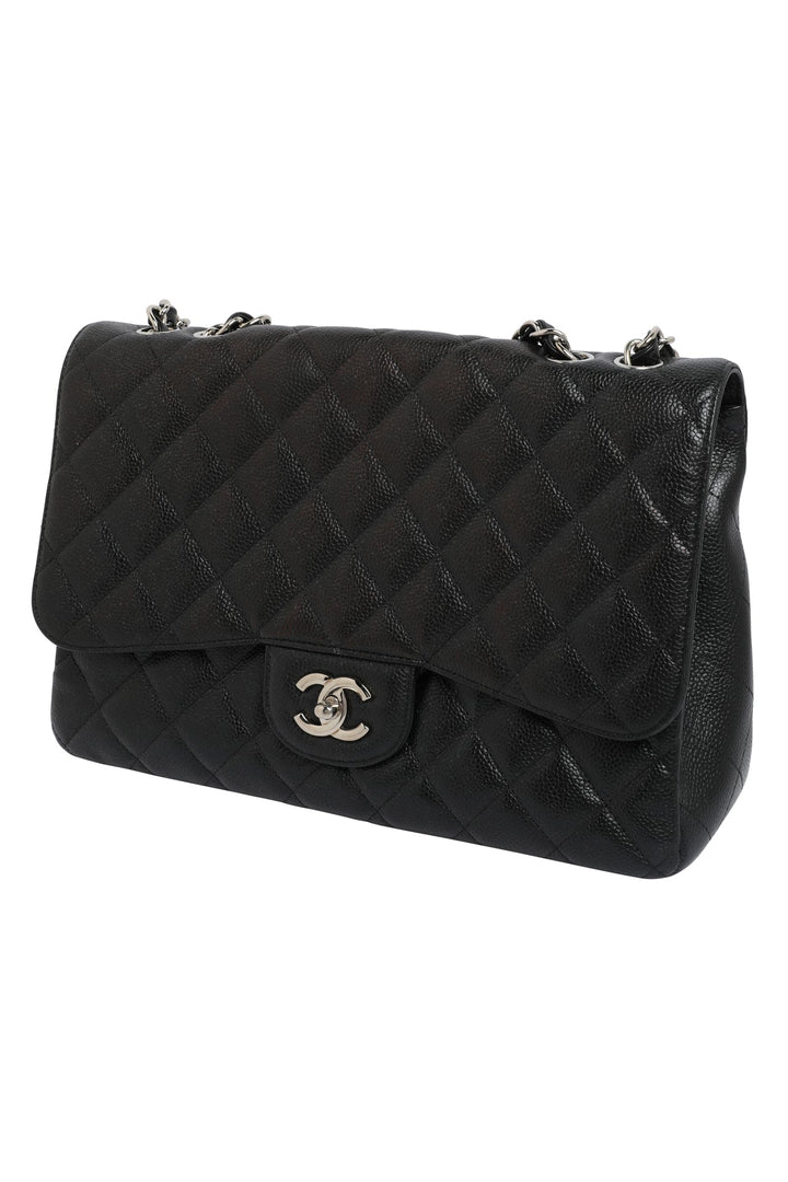 Chanel Caviar Quilted Single New Bag Large