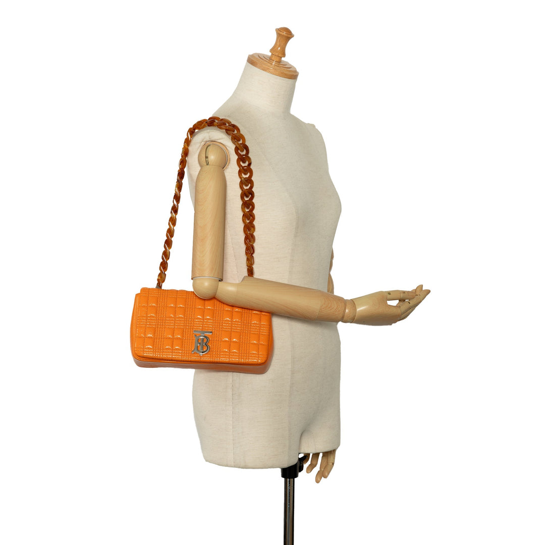 BURBERRY Small Lola Resin Chain Shoulder Bag