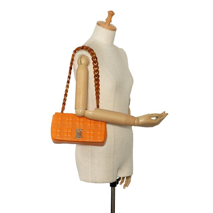 BURBERRY Small Lola Resin Chain Shoulder Bag
