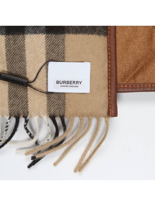 Burberry Padded Check Scarf Beige
