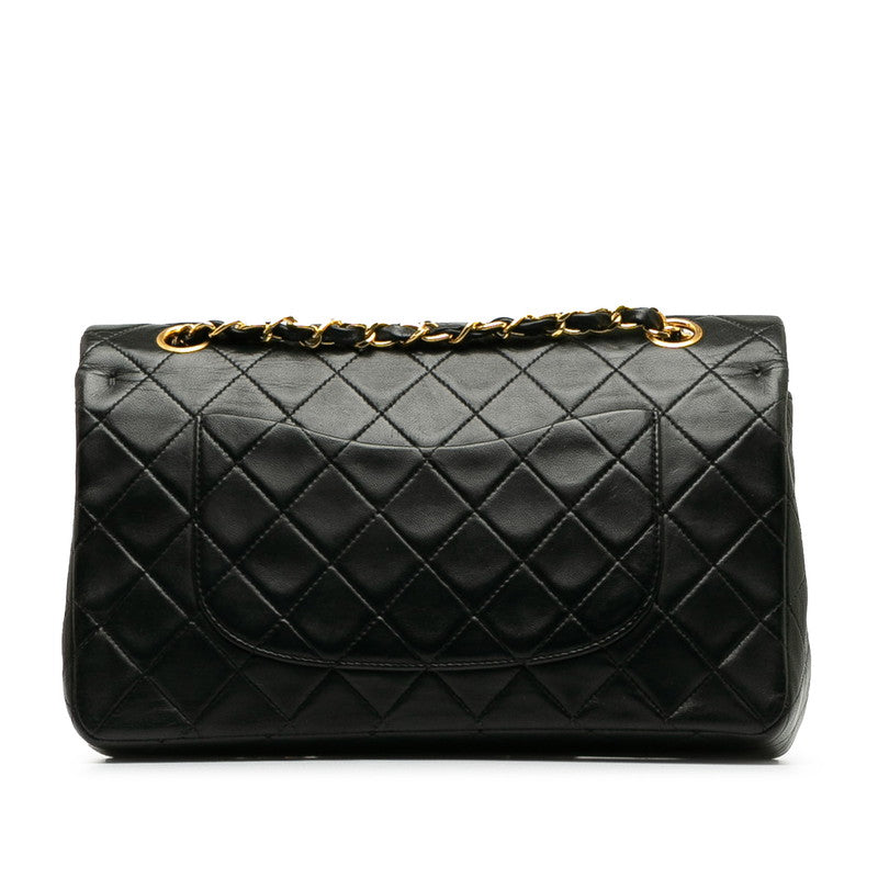 Top Quality Chanel Mattress Double Flat Chain houlder Bag No. 2 Black Gold   CHANEL