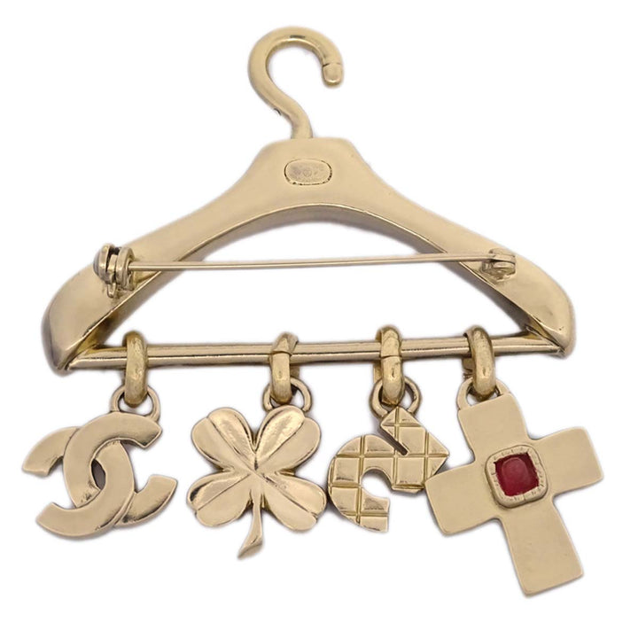 Top Quality Chanel 2002 Gripoix 'CC' Gripoix Hanger Brooch