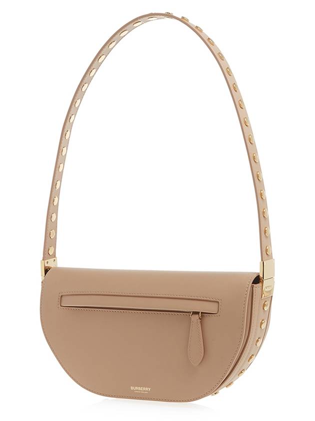Burberry Olympia Small Leather Shoulder Bag Beige