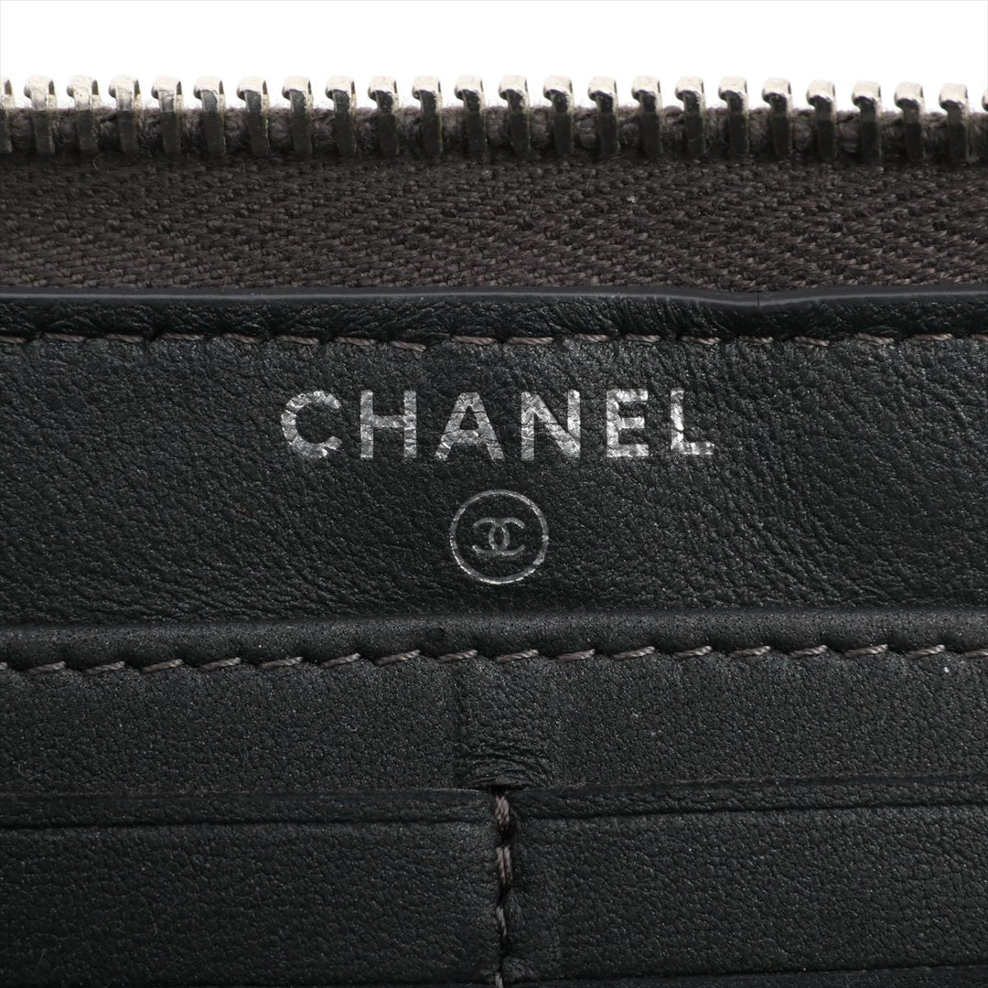 Top Quality Chanel Camelia  Round  Wallet Stands Gr Silver Gold