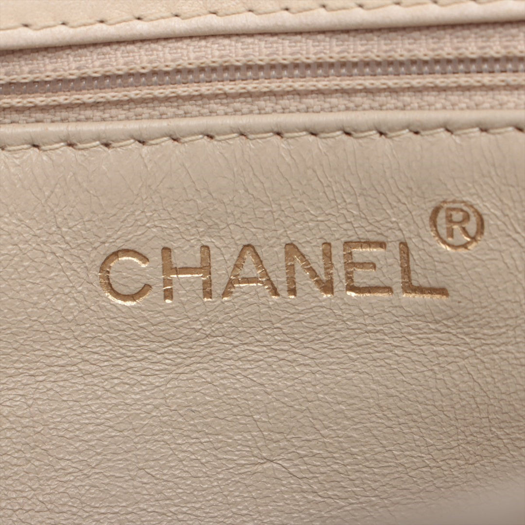 Top Quality Chanel Matrasse  Chain Shoulder Bag Beige Gold  5th