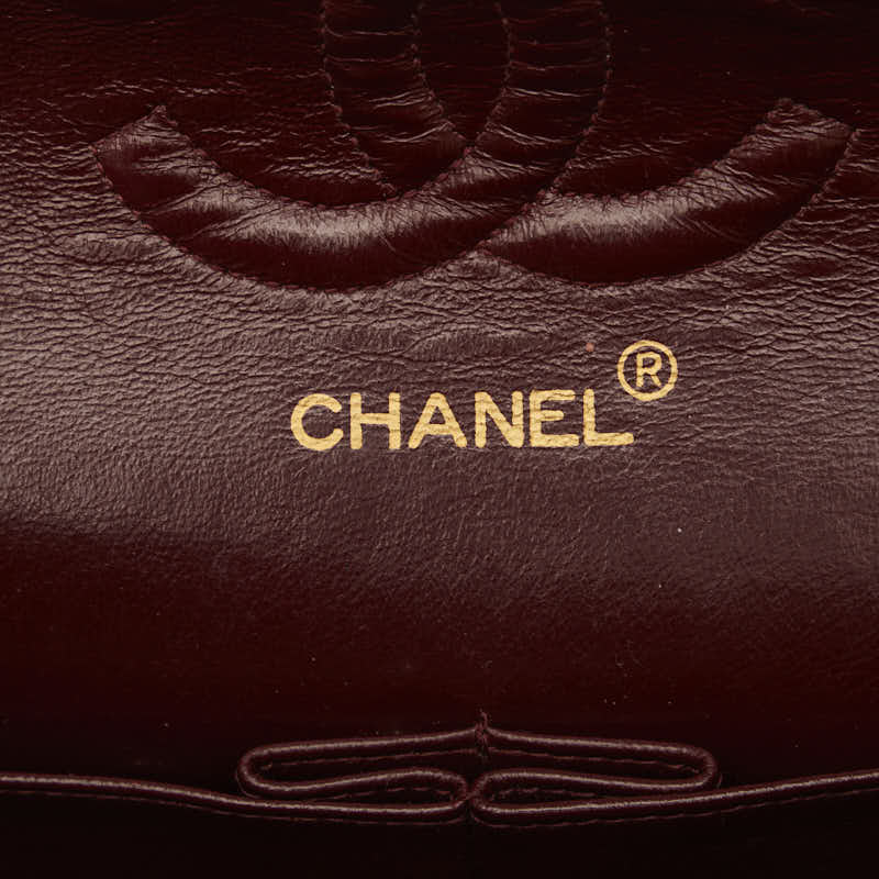 Top Quality Chanel Matrases 25 Double Flap Chain Shoulder Bag Black Leather  Chanel