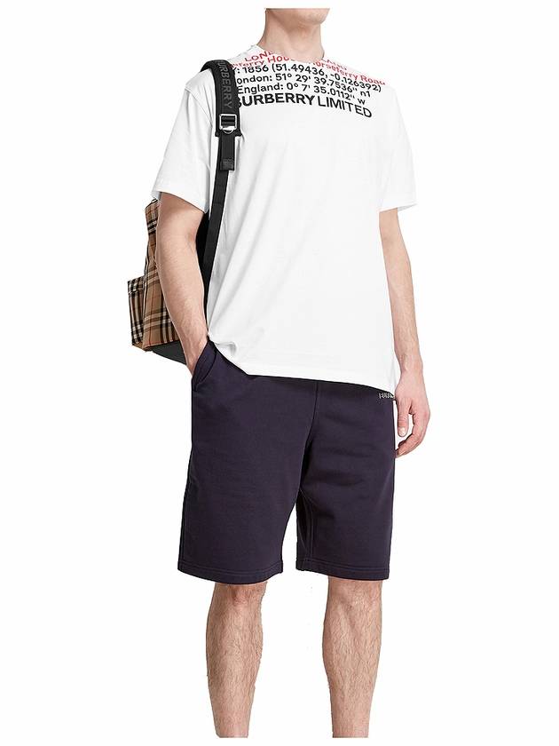 Burberry Location Short Sleeve T-Shirt White