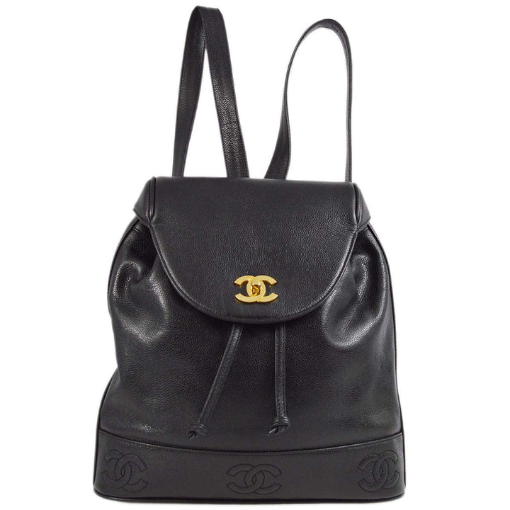 Top Quality Chanel 1996-1997 Caviar Triple CC Backpack
