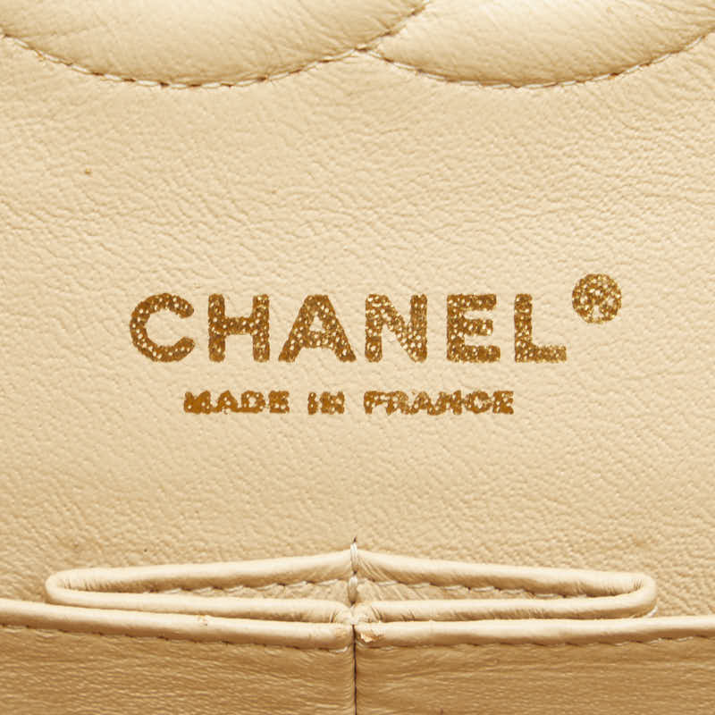 Top Quality Chanel Matrases 25 Double Flat Chain houlder Bag Beige Caviar S  Chanel