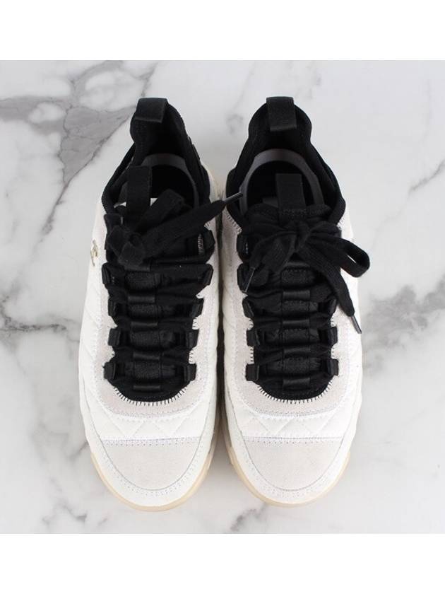 Mixed fiber quilting sneakers 36 5 Chanel