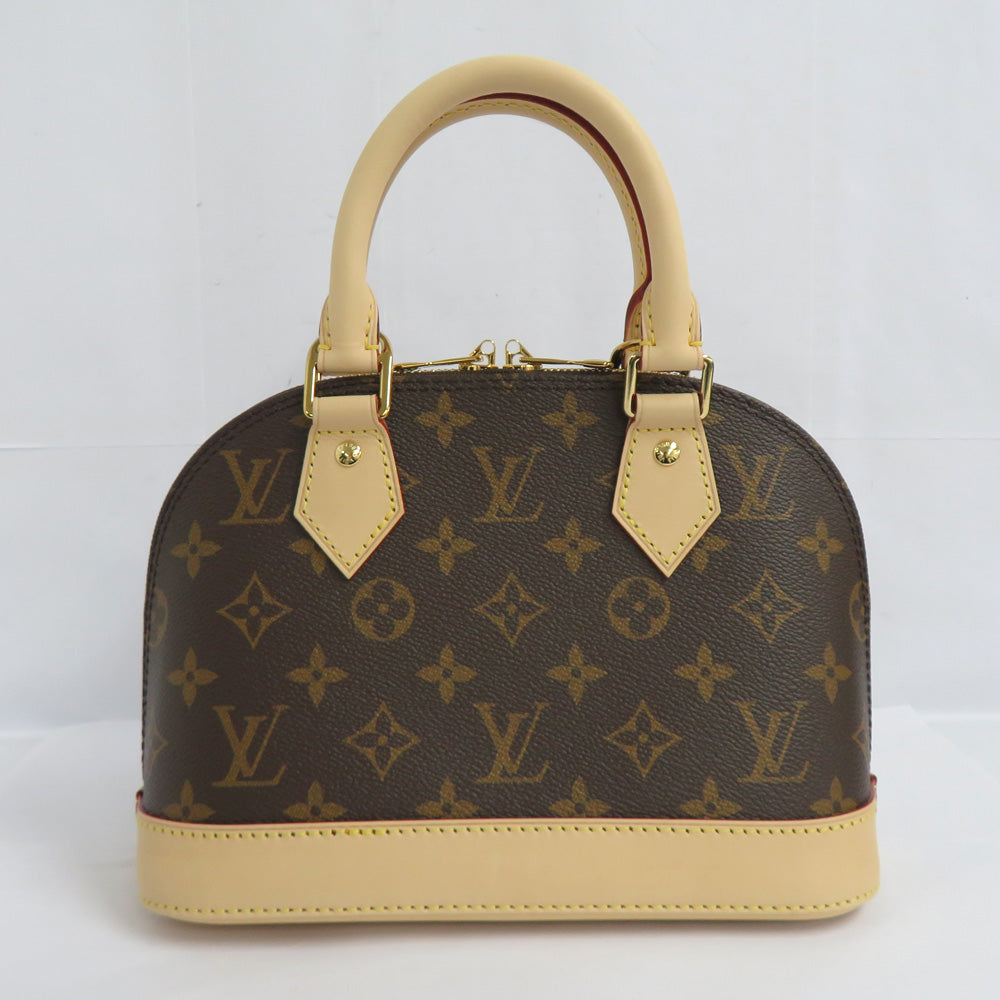 Louis Vuitton Alma BB M53152 Monogram Handbag 2WAY Shoulder Bag Crossbody Brown G Gold  Leather  New Unused]