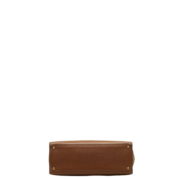 Top Quality Chanel logo toast bag brown leather ladies Top Quality Chanel toast bag