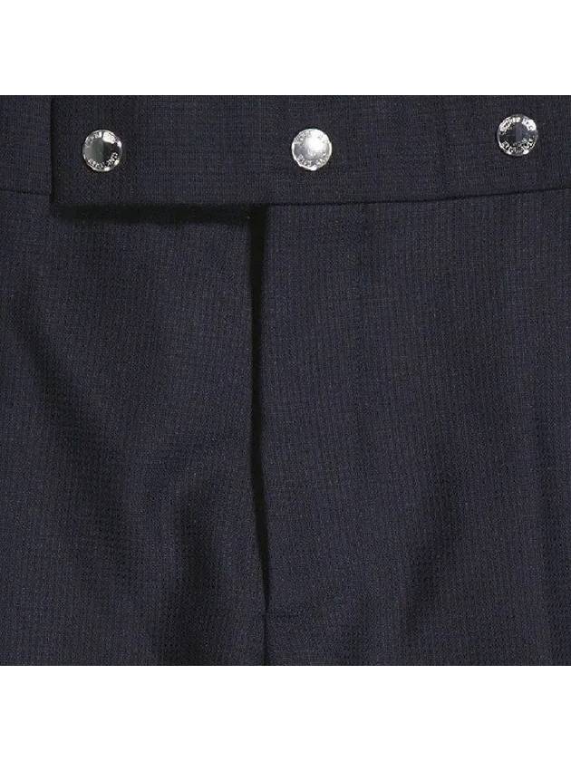 Burberry Triple Stud Classic Fit Straight Pants Black
