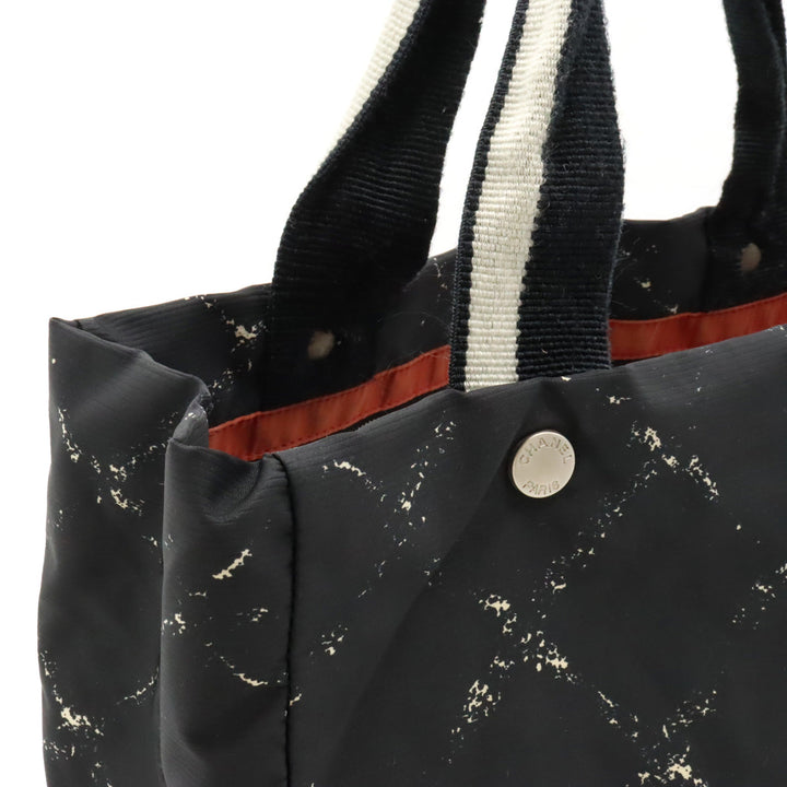 Top Quality Chanel  Travel Line Tote MM Tooth Bag Shoulder Bag Shoulder Bag Nylon Black Red Red Silver Gold  Blumin