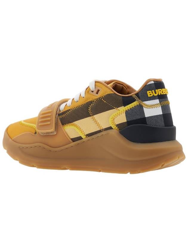 Top Quality Burberry Vintage Check Ramsey Low Top Sneakers Yellow