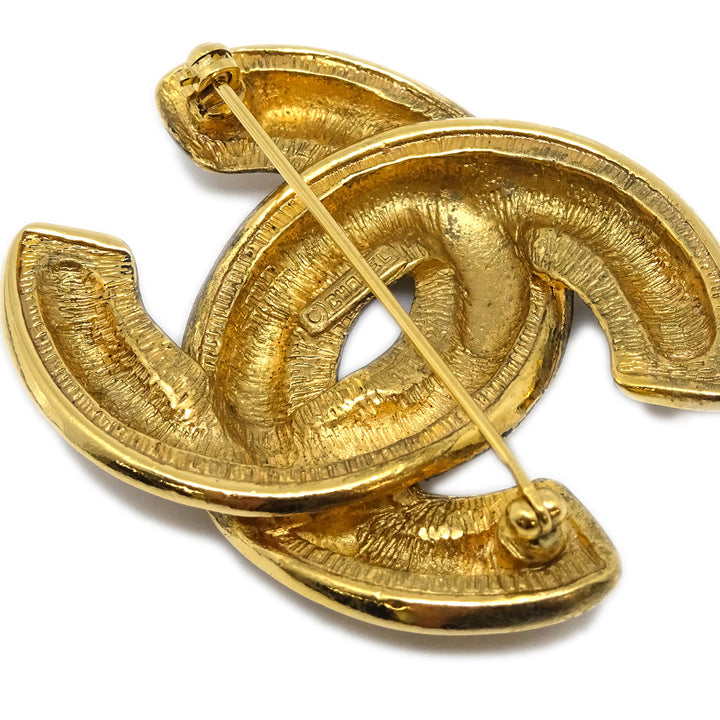 Top Quality Chanel Brooch Pin Gold Medium 1142