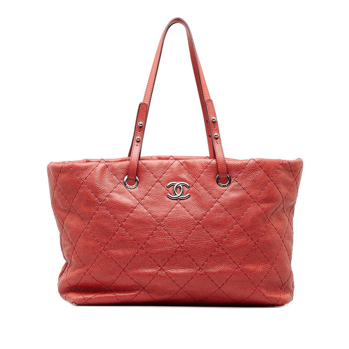 Top Quality Chanel Wild tick Onza Road  Bag Pink Leather  Chanel