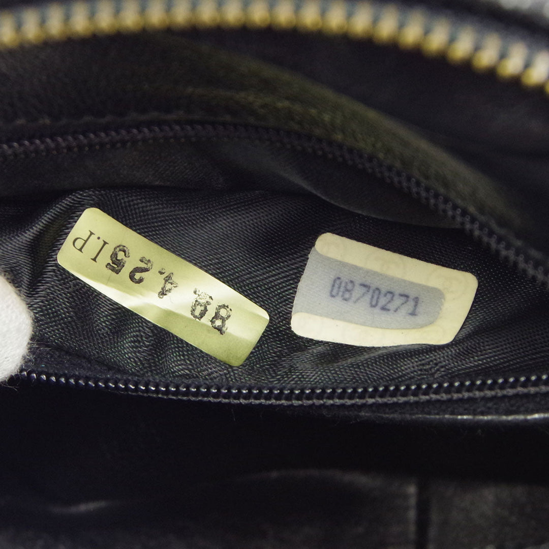 Top Quality Chanel * 1986-1988 Black Lizard Mini Camera Bag