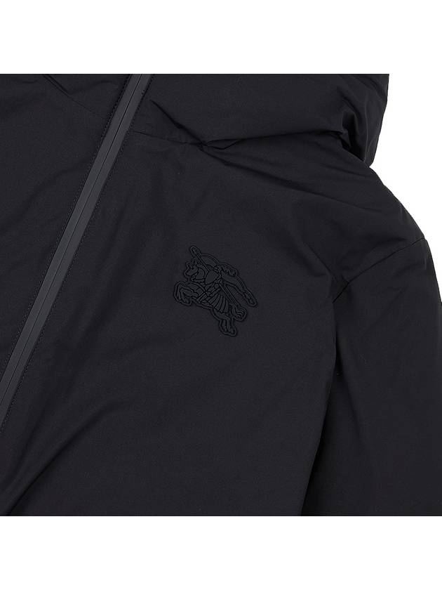 Burberry Logo Short Down Padding Black