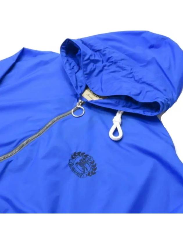 Burberry Three Tone Windbreaker Anorak Blue
