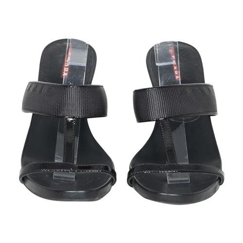 Prada Sport Patent Leather Wedges