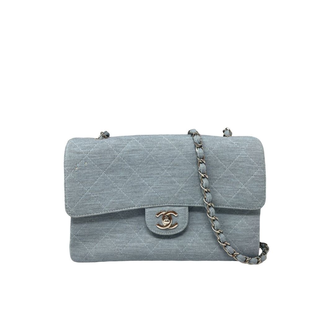 Top Quality Chanel Top Quality Chanel Timeless Blue Jersey Shoulder Bag - Blue