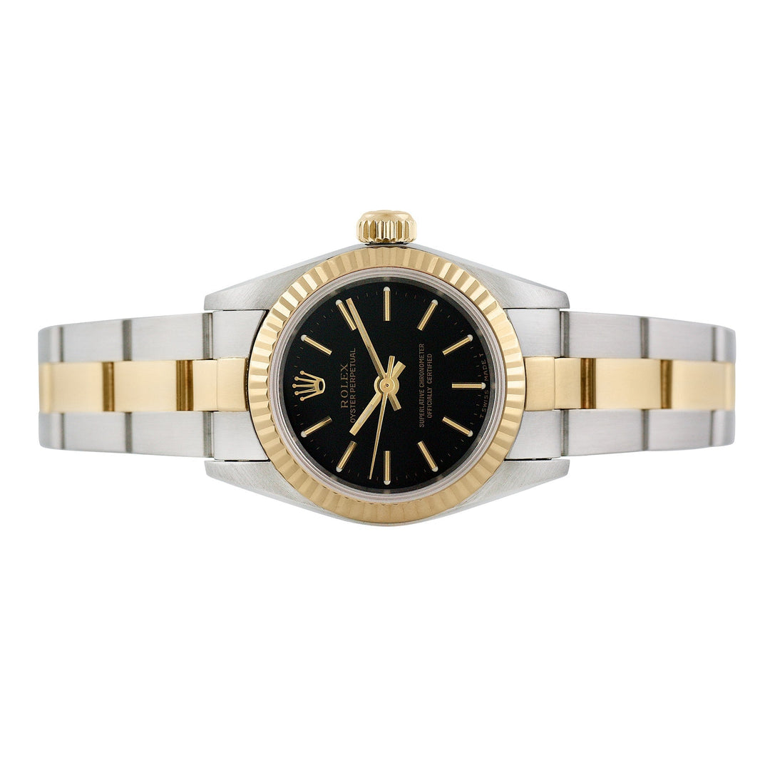 Rolex Ladies Two-tone Oyster Perpetual, item #26