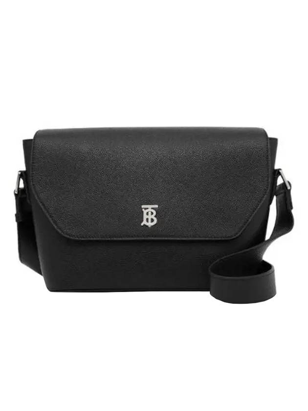 Burberry Small Leather Messenger Bag Black