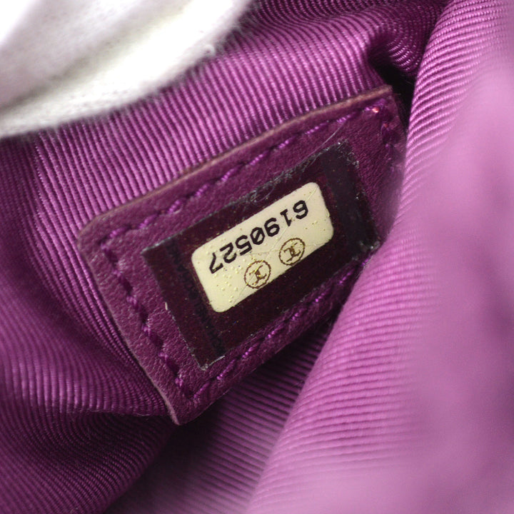 Top Quality Chanel 2000-2001 Purple Fur Chain Shoulder Bag