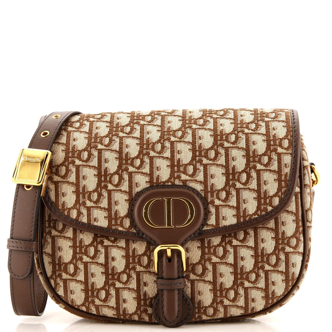 Top quality Dior Bobby Flap Bag Oblique Canvas Medium