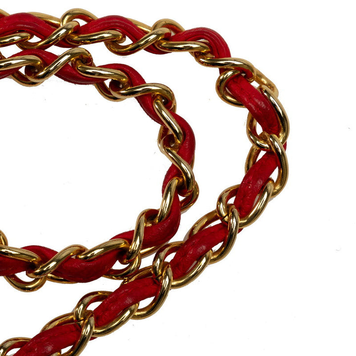 Top Quality Chanel Matrases Coco Chain  Shoulder Bag Red Leather  Chanel